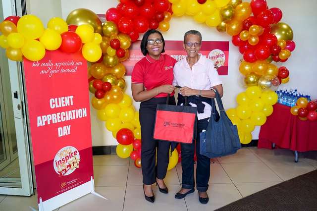 CIBC First Caribbean celebrate their clients