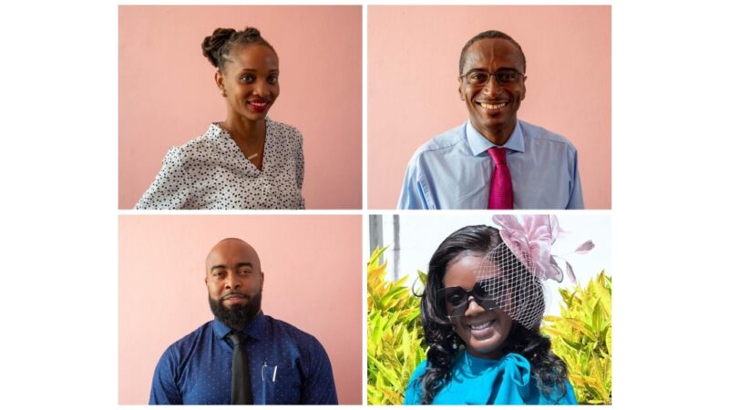 Top to bottom: Lori Victor, Sean Douglas, Delbert Paris and Lorraine Henderson-Reid. Photo: GIS