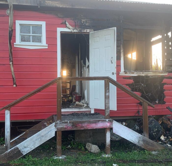 UPDATE: Fire damage ABLP’s St Johns City East Office