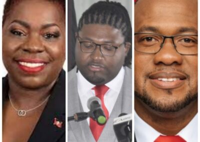 Rawdon Turner, Clement Antonio and Samantha Marshall are the new additions to the Senate