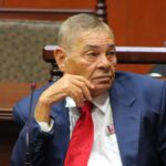 WATCH: Sir Robin Yearwood arrives for special sitting to commemorate his 50th year as a parliamentarian