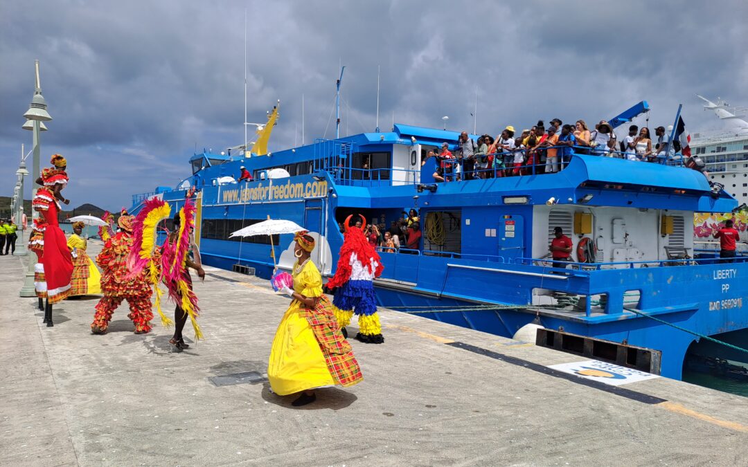 L’Express des Îles brings over 400 passengers to Antigua