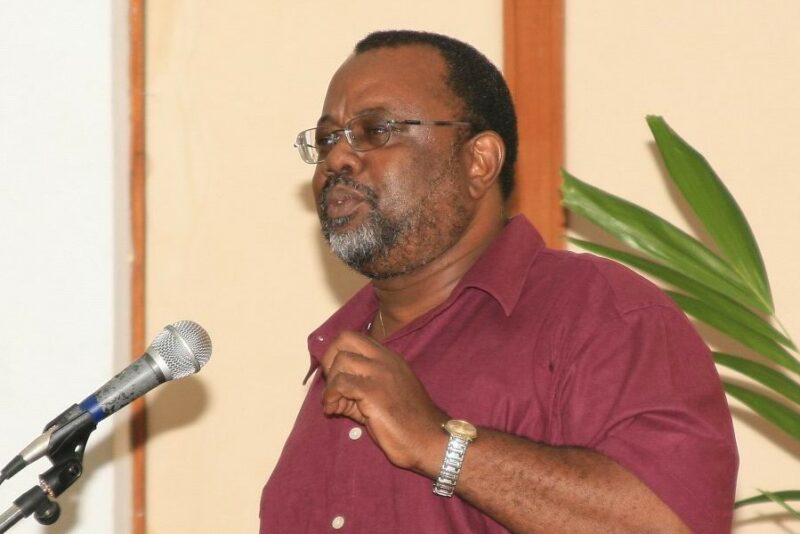 O’Marde discusses reparation in Ghana conference.