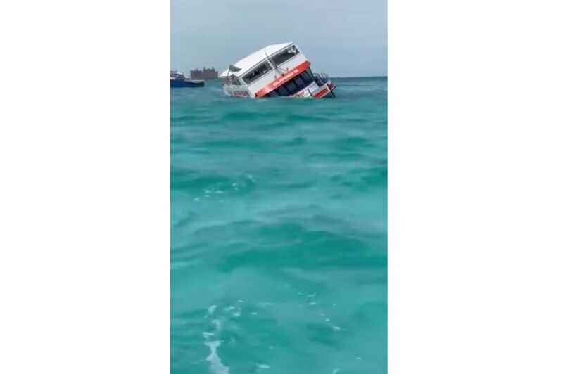 WATCH: Bahamas boat sinks, killing tourist from the US