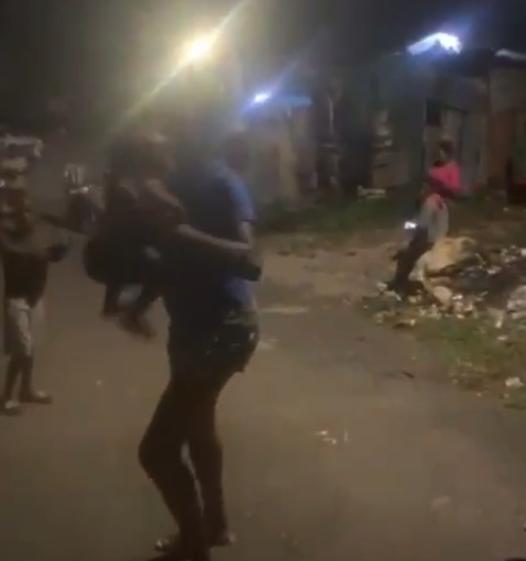 VIDEO: Baby being dropped in fight between women