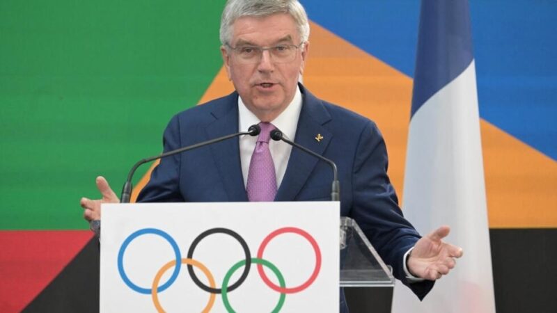 The IOC allowing Russian and Belarusian athletes to compete at Paris Olympics in a “neutral” categorization