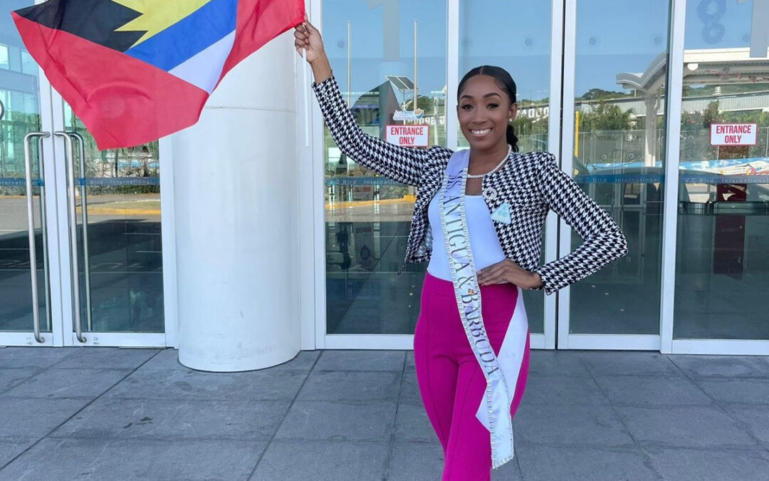 Antigua’s Miss OECS contestant lands in Dominica