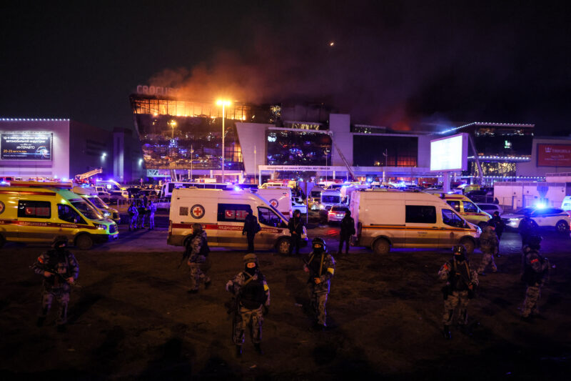 VIDEO: Shooting at Moscow concert venue leaves more than 100 dead; 4 arrested
