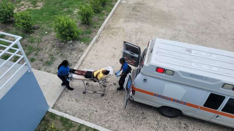BREAKING:Fainting Spells at Harrison Center; EMS on the Scene