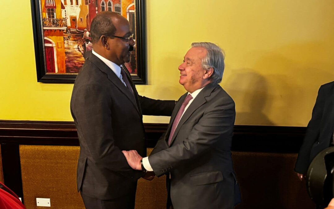 UN Secretary-General Meets with PM Browne