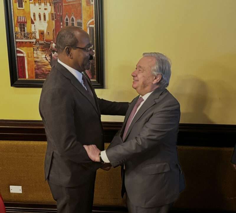 Prime Minister Browne praised for Leadership role by UNSG