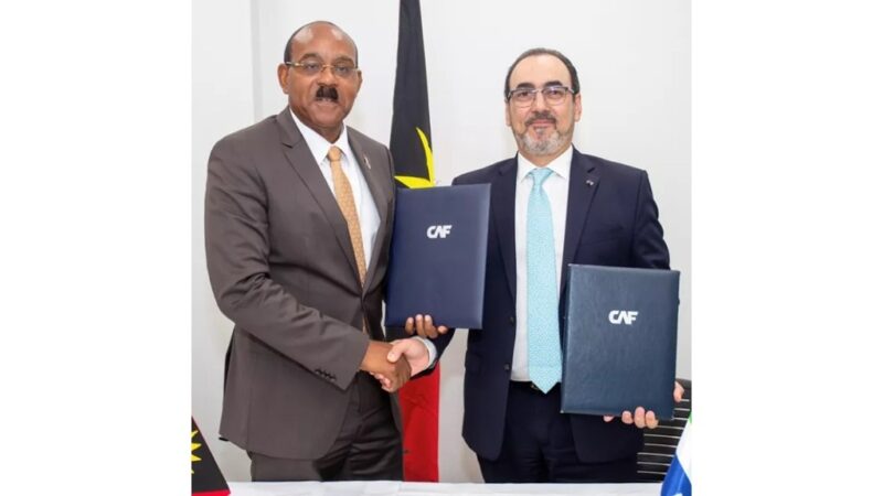 Antigua & Barbuda signs declaration to join CAF Development Bank