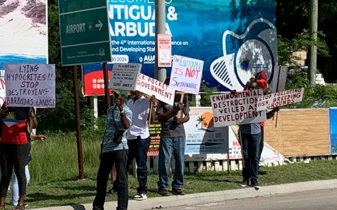 UPP stands with Barbuda to alert SIDS4 delegates to environmental threats to sister-island