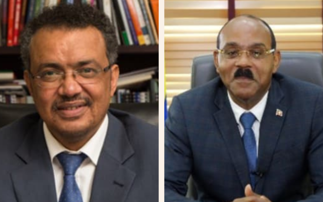 Prime Minister Browne and World Health Organization Director General call for health challenges faced by small island states to be addressed