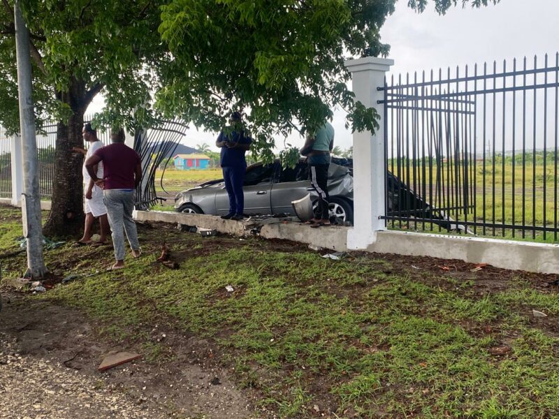 Grave Situation: Driver Smashes into New Cemetery Fence