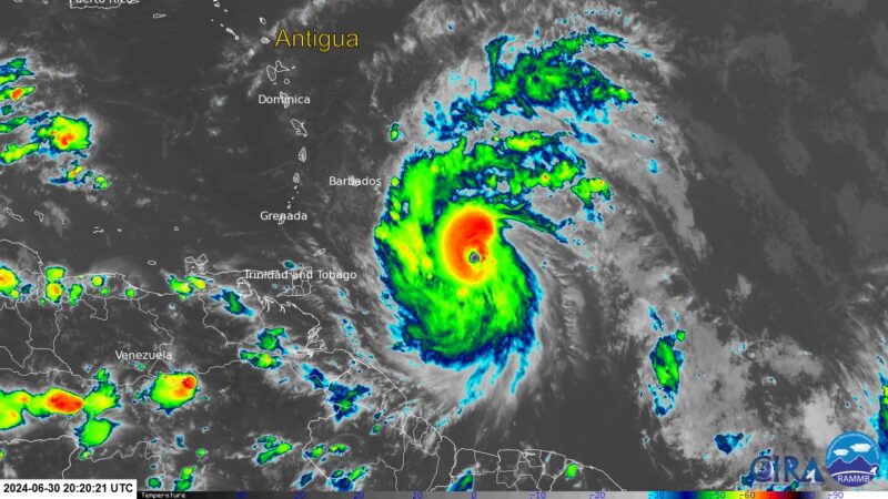 UPDATE: Category 4 Hurricane Beryl Continues to Threaten the Windward Islands 5:00 PM