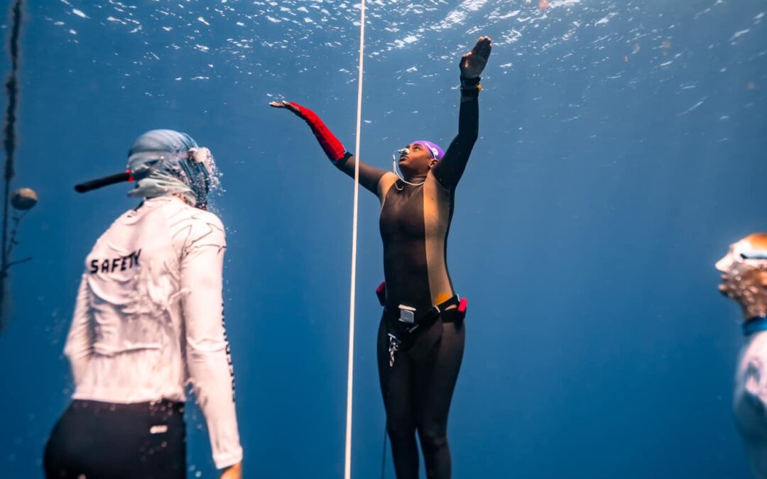 Christal Clashing Makes History Again: Sets First Female Freediving Record for Antigua and Barbuda.