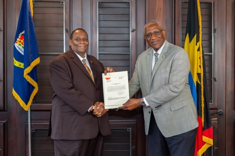 His Excellency Sir Rodney Williams Swears in Clarence Pilgrim as Ambassador