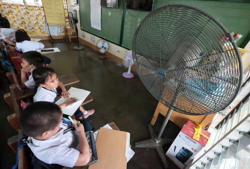 AC installation in schools is in progress