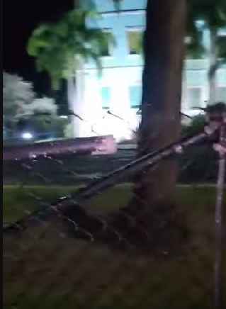 VIDEO: Revelers Destroy Sagicor’s Fence
