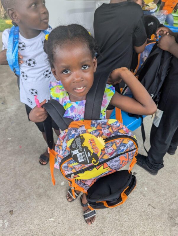 Students in St. Mary’s South receive free school supplies and books at back-to-school initiative