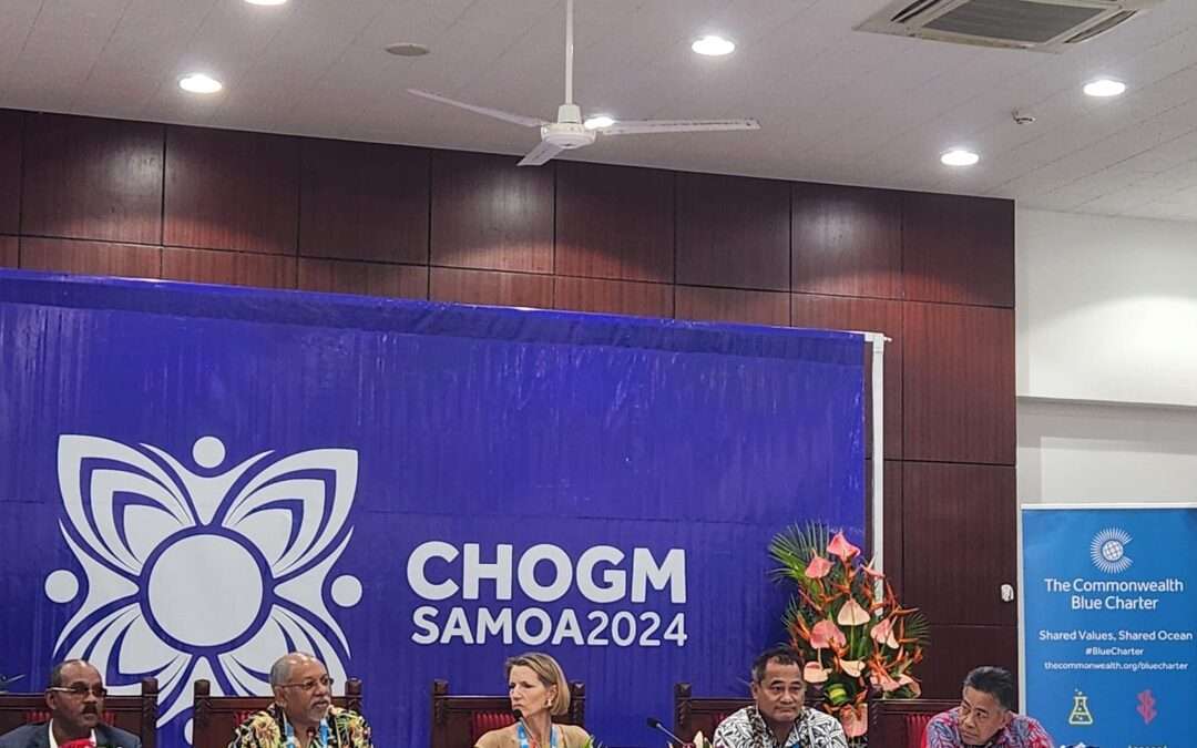 PM Browne Highlights Climate Crisis at Commonwealth Ocean Declaration Event