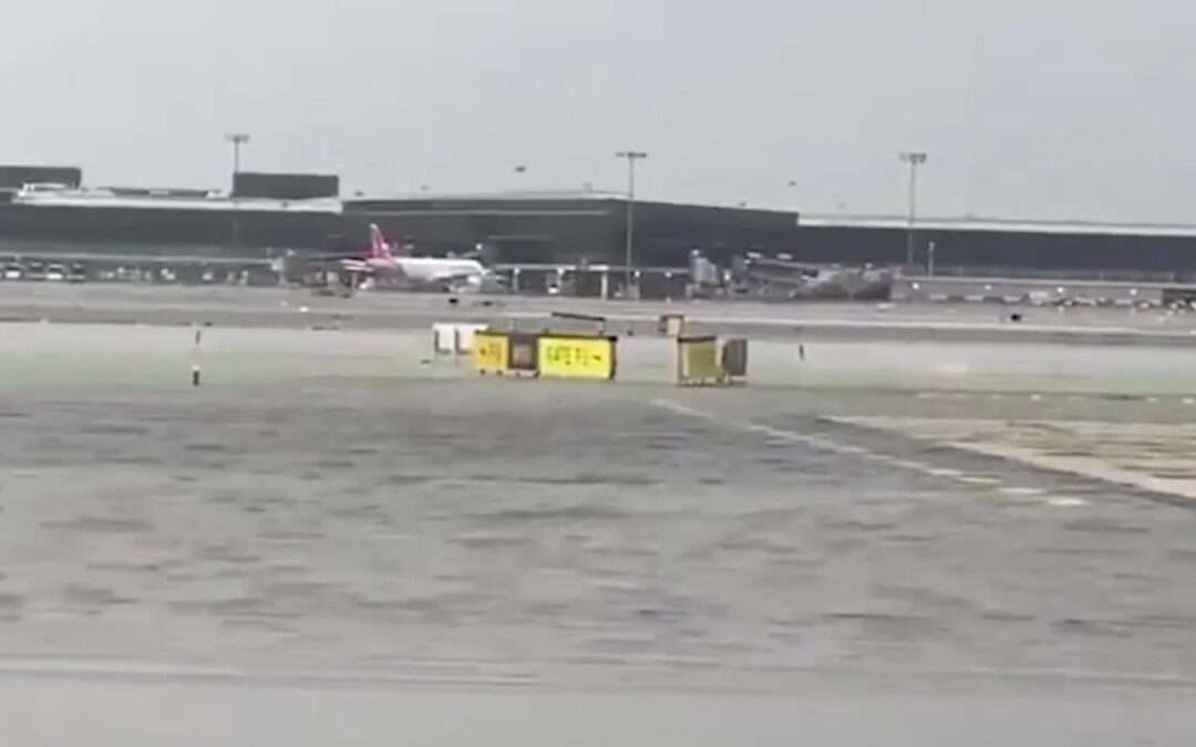 Barcelona now on red alert as flood waters close in on city