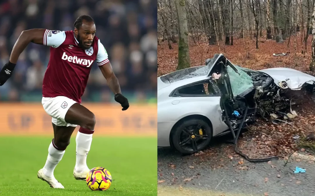 Jamaican international Michail Antonio involved in horror car crash