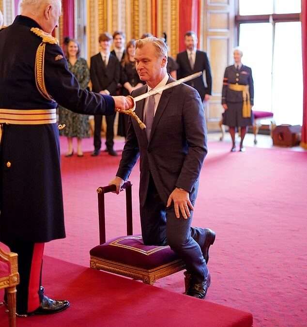 Oppenheimer and Dark Knight director Christopher Nolan receives knighthood from King Charles