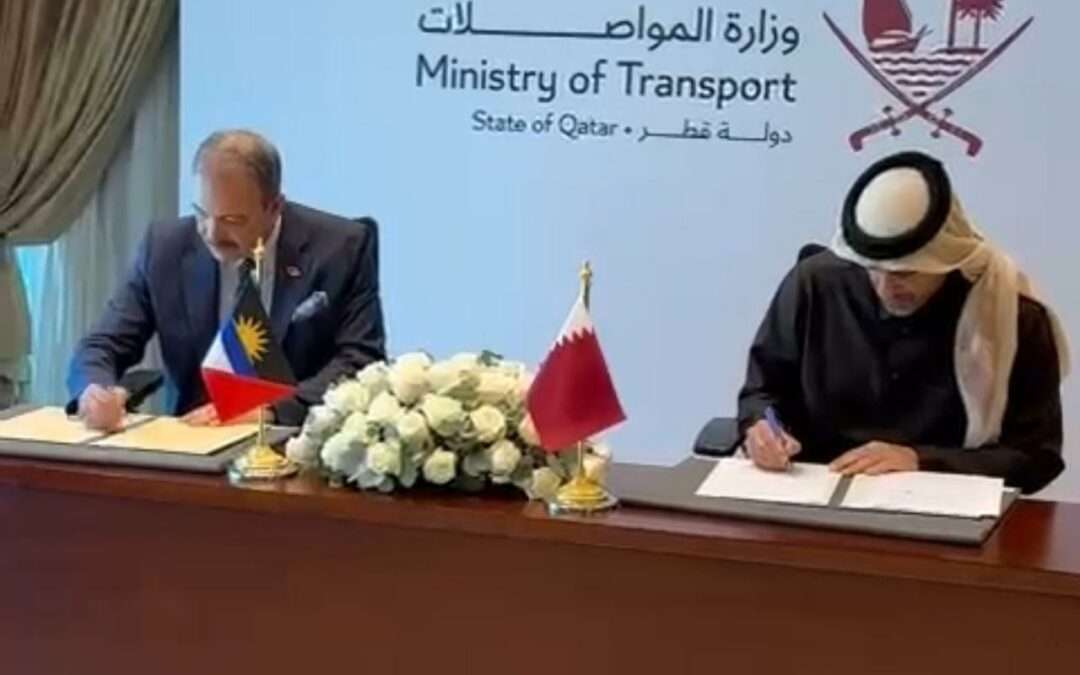 VIDEO: Antigua and Barbuda and Qatar Signs Air Services Agreement