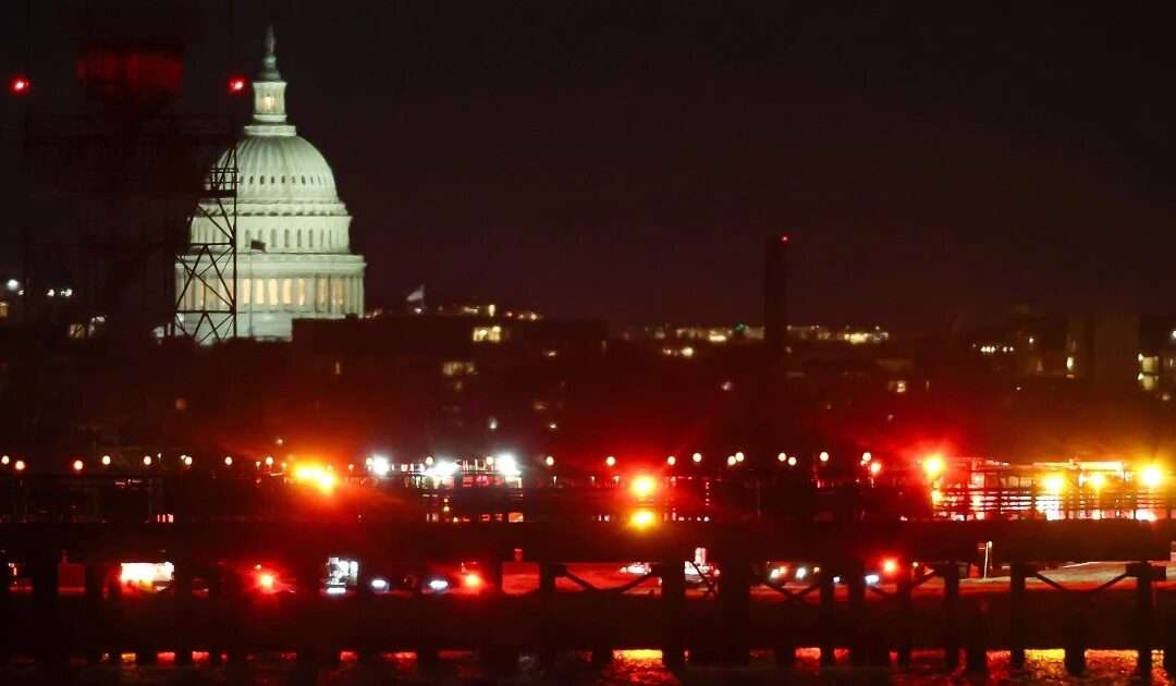 All 67 passengers of tragic mid-air collision between plane and military helicopter in Washington DC feared dead