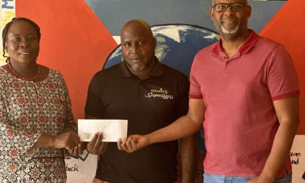 Winston Williams Jr. partners with parents Donates Towards Math Education at Jennings Primary School