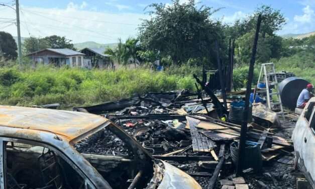 Suspected Arson in All Saints Village