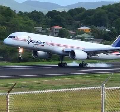 Amerijet Cargo Plane Safely Lands at V.C. Bird Airport After Mid-Flight Emergency