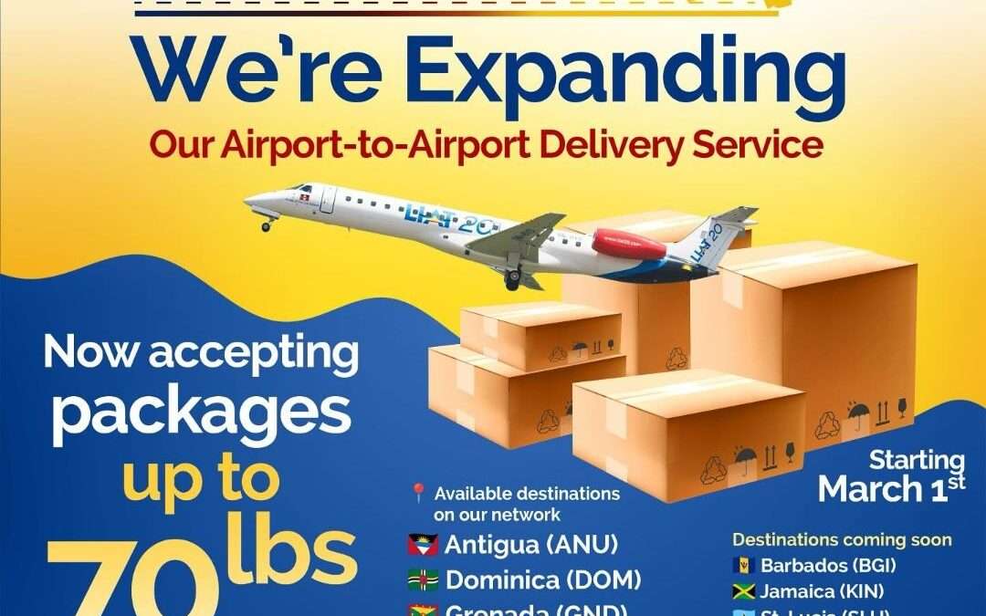 LIAT20 COMMENCES ITS SMALL PACKAGE DELIVERY SERVICE