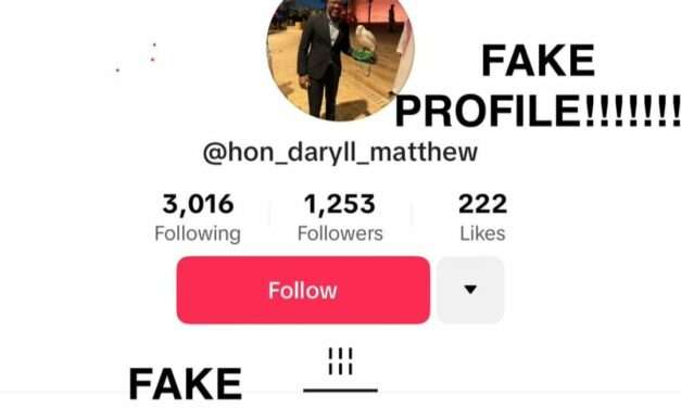 Fake Instagram Account Impersonates Education Minister Daryll Matthew