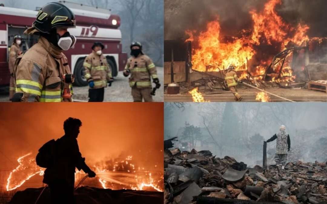 South Korea’s “worst ever” fires claim at least 24 lives and destroy centuries old structures