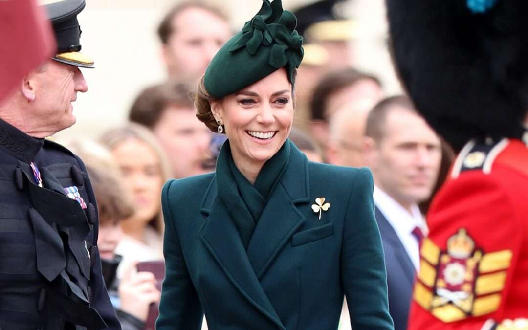 The Princess of Wales back on parade with the Irish Guards on St. Patrick’s Day