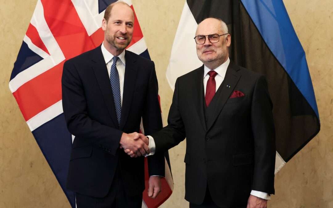 Prince William visits UK regiment on Estonia-Russia border helping to deter Putin aggression