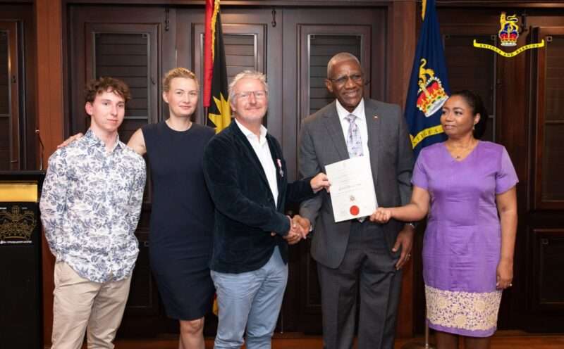 Oyster Yachts Chairman Richard Hadida Awarded Governor General’s Faithful and Meritorious Service Cross