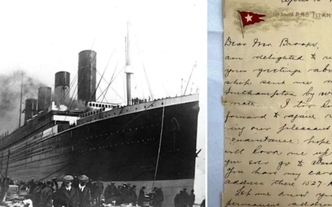 Titanic survivor’s letter sells for £300,000 at auction