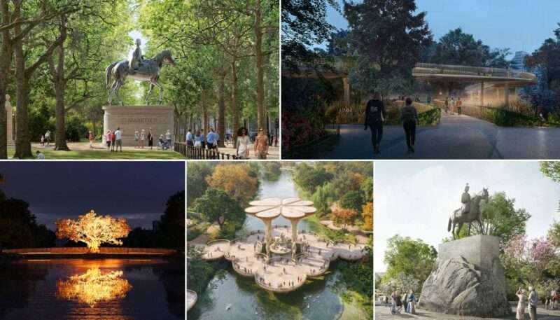 Five designs in the running for the national memorial to Queen Elizabeth II