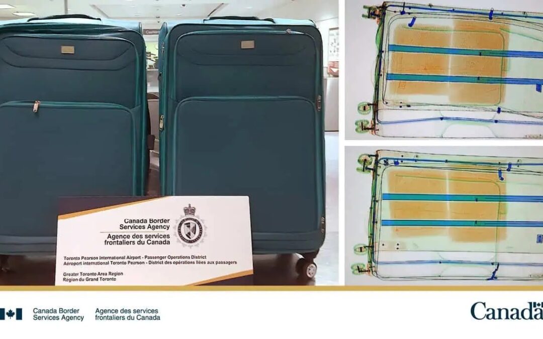 Two Travelers Arrested at Toronto Airport After $3.3 Million Cocaine Seizure from Antiguan Flight