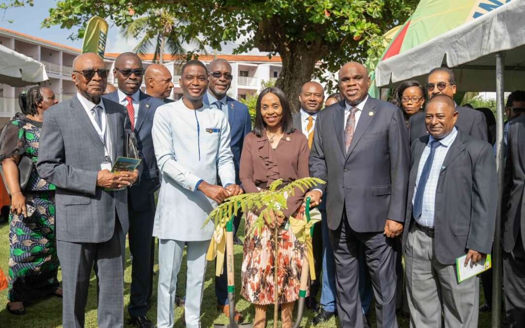 A Living Legacy: Flamboyant Tree Planted in Grenada to Honour Outgoing Afreximbank President Benedict Oramah