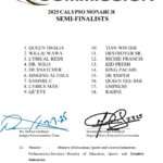 Festivals Commission 2025 Calypso Monarch Semi-Finalists