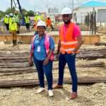 successful completion of the first foundation pour for the new cruise terminal