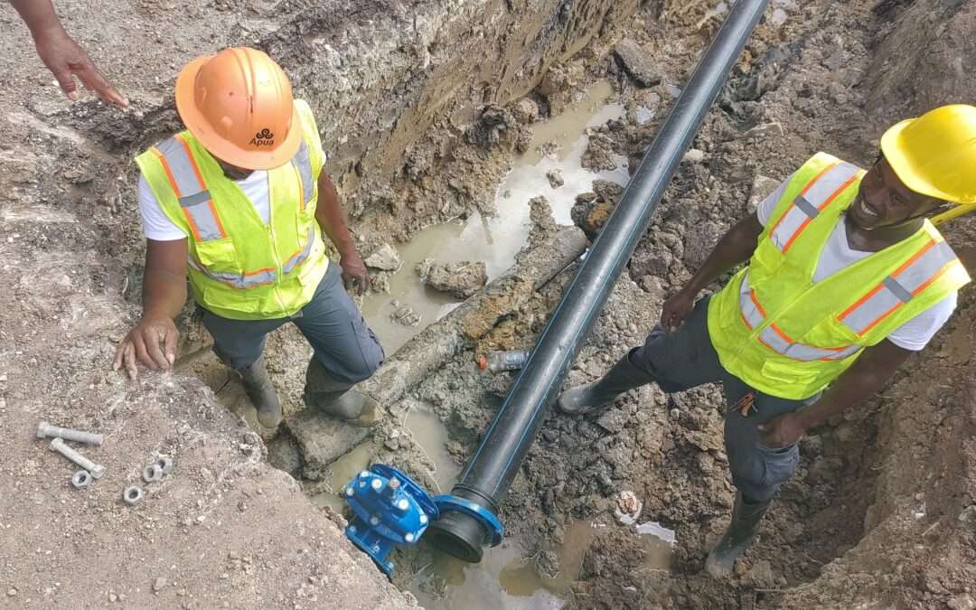 APUA Launches All Saints Road HDPE Pipeline Project to Modernize Water Network