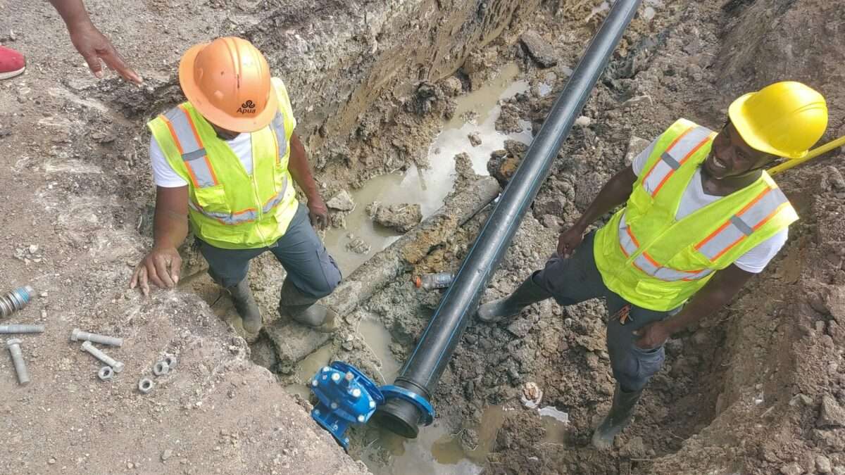 APUA says pipe installation works on Nugent Avenue will commence this evening