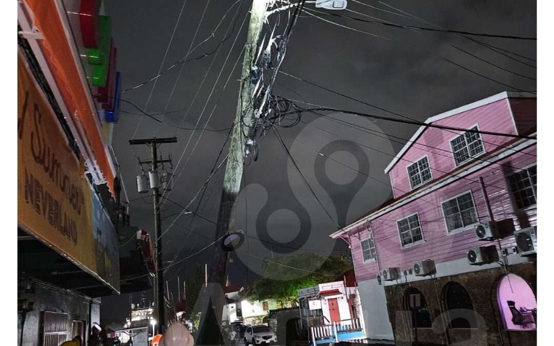 Parade Truck Damages Utility Pole, Causing Power Outage