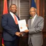 Clement Antonio sworn in as Minister of State in the Ministry of Works